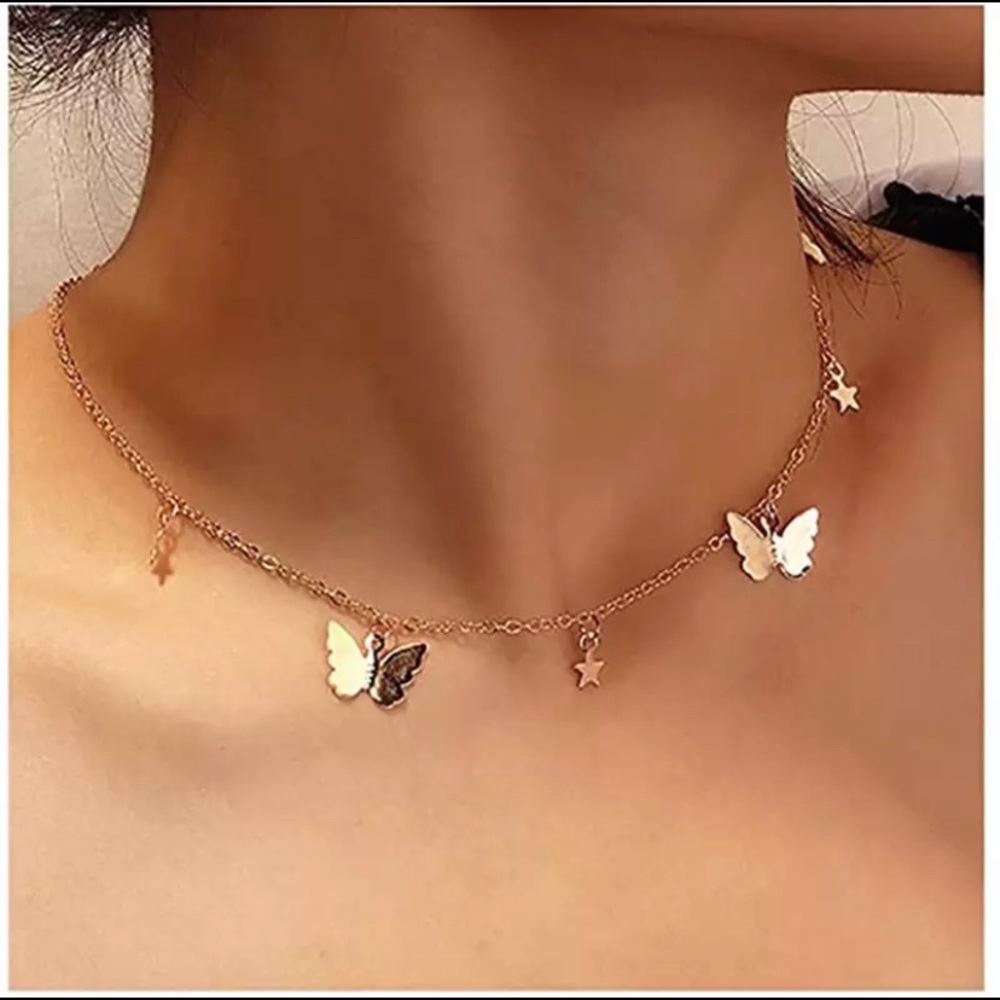 Women Jewelry Butterfly Pendant Necklace